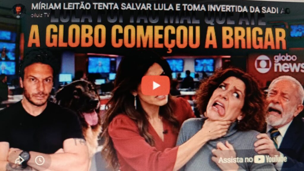MÍRIAM LEITÃO TENTA SALVAR LULA E TOMA INVERTIDA DA SADI AO VIVO!
